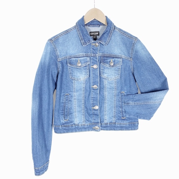New Look Jackets & Blazers - Women's | New Look | Medium Wash Blue Denim Jacket - Medium